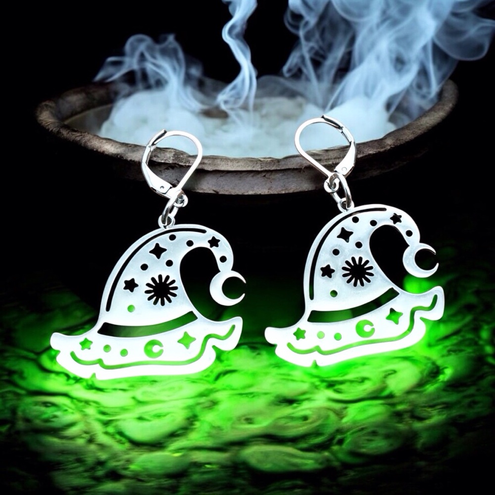 🆕 Witches Hat with Sun Moon and Stars Stainless Steel